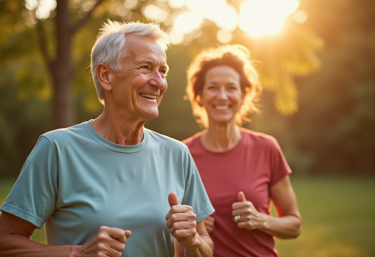 Дідусь та бабуся займаються йогою разом з онуками у світлому залі